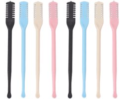 Manual Nose Hair Trimmer for Man and Woman, Portable 8 Piece Nose Hair Knife Ear Eyelet Earspoon with Double Headed Design