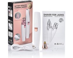 Maplekart 2_in_1 Beuty Facial Hair Remover Machine For Women -Face, Chin, Cheek, Forehead, Eyebrow, Upper Lip Hair Remover For Women | Usb Rechargeable *2-in-1* Epilator Machine For Women Eyebrow Trimmer Razor Portable PAINFREE Electric Lady Shaver {