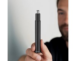 MikaMax Mini Nose Hair Trimmer - Compacte Neus- en Oorhaartjes Trimmer - Oplaadbaar - Ergonomisch Ontwerp - Ideaal voor Reizen
