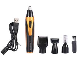 Multifunctionele 4-in-1 Oplaadbare Baard- en Neustrimmer Set