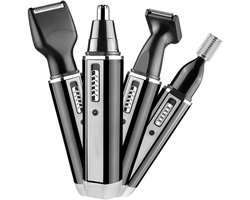 Multifunctionele 4-in-1 Oplaadbare Trimmer voor Neus, Baard en Wenkbrauwen