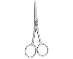 Neus Schaar voor Gezichtshaar Trimmen - Ergonomische Roestvrije Staal Schaar voor Mannen