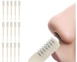 Neushaartrimmer - 15 stuks - 8,3x1cm - 360 graden draaibare neushaartrimmer - Draagbare handmatige neushaartrimmer - Unisex neushaartrimmer - Handmatige veiligheidsreiniging - Geïntegreerde neushaartrimmer