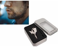 Neushaartrimmer 360 Graden Draaibaar Roestvrij Staal met Ronde Kop - Handmatige Neushaartrimmer voor Mannen