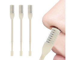 Neushaartrimmer - Oorhaarverwijdering - 2-In-1 Ontwerp Voor Snor En Oorhaarverwijdering Soepele Ontharing 360° Roterende Kop - 10 - Uniseks Beige