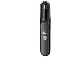 Neushaartrimmer - Professionele neushaartrimmer - LED-display - C-type oplaadbaar - dubbelzijdig mes