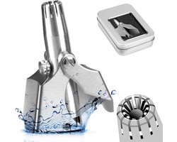 Neushaartrimmer van roestvrij staal - Neushaarverwijderaar met precisie - Handige trimmer voor neushaar