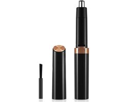 Neustrimmer, Alles in ÉÉN haarverwijderaar for dames en heren, werkt op batterijen, roestvrijstalen kop, mute-motor, precisie-groomer, oor-neus-haar-brow-trimmer Cli