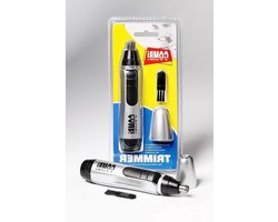Neustrimmer - Haartrimmer - Persoonlijke Verzorging - Ronde Kop - Batterij Niet Inbegrepen - Zwart