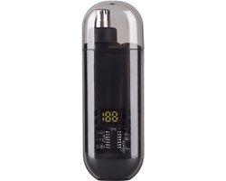 Neustrimmer - Neustrimmer mannen - Neustrimmer vrouwen - Met digitaal display - Oplaadbaar - Draagbaar - Zwart