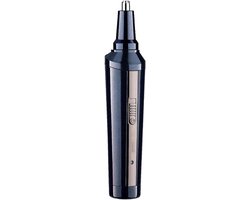 Neustrimmer Oortrimmer - Gezichtshaartrimmer Baardtrimmer - Ongewenst Haar Verwijderen - Dual-Edge Roterende Mesjes - 4 cm x 16 cm - Zwart