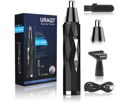 Nose Hair Trimmer - Professionele Pijnloze Elektrische Trimmer - Lichtgewicht Oplaadbare Persoonlijke Trimmer voor Mannen en Vrouwen - Waterdicht Dubbele Messen voor Neus en Oren en Wenkbrauwen