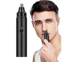 Oor- en neushaartrimmer, 360° draaibare trimmer, precisietrimmer in penvorm, unisex, kan gebruikt worden voor het trimmen van neushaar, oorhaar en wenkbrauwen. Afmetingen: 13 x 2,5 cm