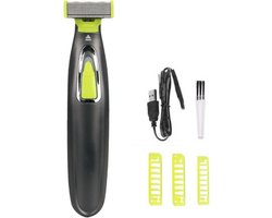 Oplaadbaar Elektrisch Scheerapparaat Baardtrimmer en Multitrimmer voor Gezicht, Neus en Oren