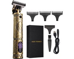 Professionele elektrische tondeuse met LED-display en USB-oplaadbaar