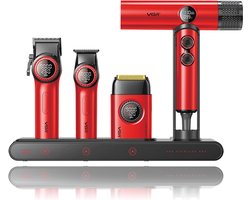 Professionele Haartrimmer Set - 4-in-1 Haarverzorging met Trimmer, Foil Shaver en Haardroger