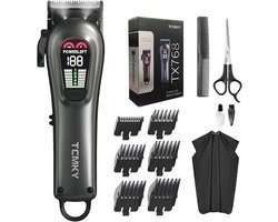 Professionele Snoerloze Tondeuse voor Mannen - Oplaadbare Haartrimmer voor Precisie Knippen