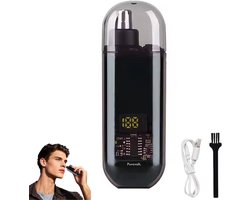 PureVolt Mini Neushaartrimmer - Inclusief Reinigingsborsteltje en USB Oplaadkabel - Neustrimmer - Waterproof - Neushaar - Trimmer - Scherpe mesjes - Waterdicht - Geschikt voor Reizen - Gemakkelijk mee te nemen - Oortrimmer - Oorhaartrimmer