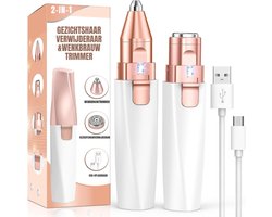 REN® Neustrimmer Vrouwen - Neustrimmer - Wit.goud - 17cm x 6cm x 4cm