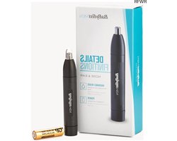 RFWR® Neus- en Oortrimmer met Precisie 2-Messensysteem - Draadloos, Roestvrij Staal, Gemakkelijk Schoon te Maken