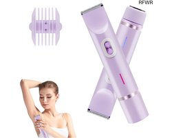 RFWR® Oplaadbare dual head bikini-trimmer voor vrouwen en mannen - intiem scheerapparaat voor een gladde huid