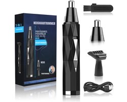 SCH® Neustrimmer Mannen - Neustrimmer - Zwart - 17cm x 10cm x 4cm