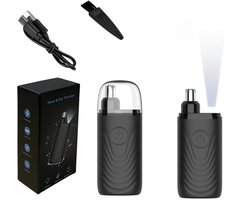 SikFits Neustrimmer & Oortrimmer – Met LED-licht, USB-oplaadbaar, Waterdicht – Pijnloos Neus- en Oorhaar Trimapparaat