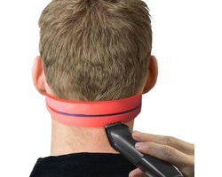 Siliconen nekcontour scheersjabloon voor perfect trimmen en scheren