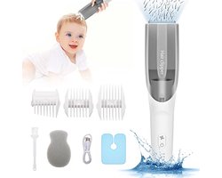 Stille Baby Haartrimmer met Vacuüm en Draadloze Functie voor Kinderen