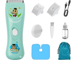 Stille Oplaadbare Kinder Haartrimmer - Waterdicht voor Baby's en Peuters