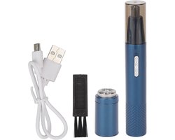 USB Oplaadbare Neus- en Oortrimmer voor Mannen en Vrouwen - Inclusief Extra Scheerkop