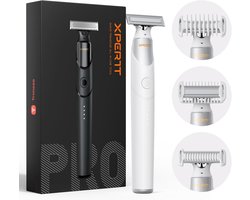 Waterdichte Lichaamshaartrimmer voor Mannen - Pijnloos Scheren en Trimmen Intieme Zones