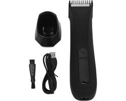 Waterproof Electric Rechargeable Body Trimmer voor Mannen - Zwart - Body Grooming Gadget