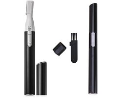 Wenkbrauw- en baardtrimmer - Pijnloze gezichtshaartrimmer met ergonomisch ontwerp