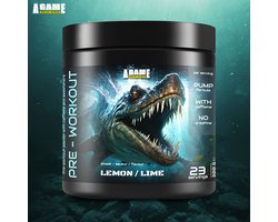 A-Game Pre-workout PUMP formule (300 g) smaak: Lemon/Lime - special design: SEA MONSTER