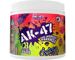 Ak-47 Pre-workout - 240 Gram (120 Doseringen) - Blue Raspberry