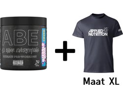 Applied Nutrition - ABE Ultimate Pre-Workout + t-shirt - 315 g - Bubblegum Crush Smaak - 30 servings - Pre-Workout - Pre Workout - Preworkout - Gym - Fitness