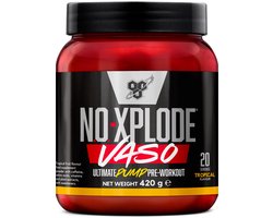 BSN N.O.-Xplode Vaso Pre Workout - Pump Pre-Workout - Tropical - 20 servings (420 gram)