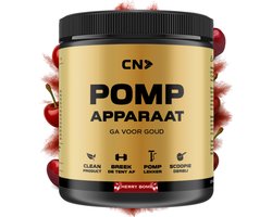 CN Supplements Pomp Apparaat - Cherry Bomb - Pre Workout - Zonder Cafeïne - Met Creatine - 300 gram - 38 doseringen