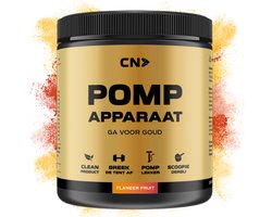 CN Supplements Pomp Apparaat - Flaneer Fruit - Pre Workout - Zonder Cafeïne - Met Creatine - 300 gram - 38 doseringen