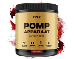 CN Supplements Pomp Apparaat - Red Dragon - Pre Workout - Zonder Cafeïne - Met Creatine - 300 gram - 38 doseringen