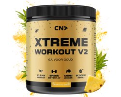 CN Supplements Xtreme Workout V2 - Tropical Gold - Pre Workout - Met Cafeïne - 300 gram - 38 doseringen