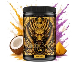 CN Supplements Xtreme Workout V4 - Miami Gold - Pre Workout - Met Cafeïne - 500 gram - 40 doseringen