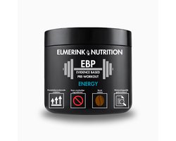 EBP Pre-Workout met Cafeïne – Energy Flavour – 30 Doseringen – Hooggedoseerde Boost voor Explosieve Workouts – Wetenschappelijk Onderbouwd – Elmerink Nutrition