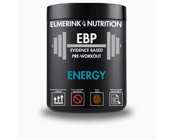 EBP Pre-Workout met Cafeïne – Energy Flavour – 60 Doseringen – Voor Energie, Focus en Kracht – Hooggedoseerd Supplement – Wetenschappelijk Onderbouwd – Elmerink Nutrition