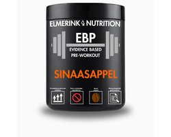EBP Pre-Workout met Cafeïne – Sinaasappelsmaak – 60 Doseringen – Hooggedoseerd Supplement voor Krachttraining – Wetenschappelijk Onderbouwd – Elmerink Nutrition