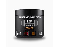 Elmerink Nutrition - Evidence Based Pre-Workout Ananas - Wetenschappelijk onderbouwde formule - Speciaal voor krachtsport - 30 Scoops