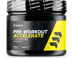 Empose Nutrition Pre-Workout - Tropical - 360 gr - Cafeïnevrij
