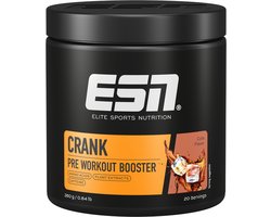 ESN Crank – Cola – 380 g – Pre-Workout Booster met Citrulline voor een Optimale Trainingsbeleving – 100% Vegan – Gemaakt van Zuiver Plantaardige Grondstoffen – Made in Germany