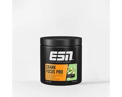 ESN Crank Focus Pro 2.0 - Pre Workout - 300 gram - Green Apple